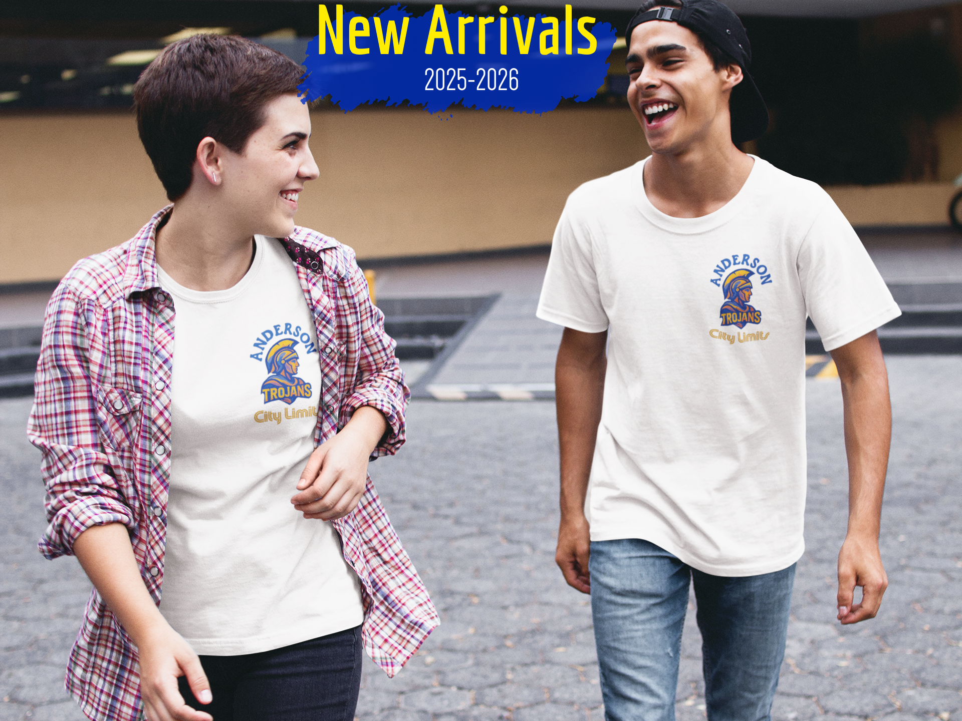 Trojan City Limits - Students wearing the shirt